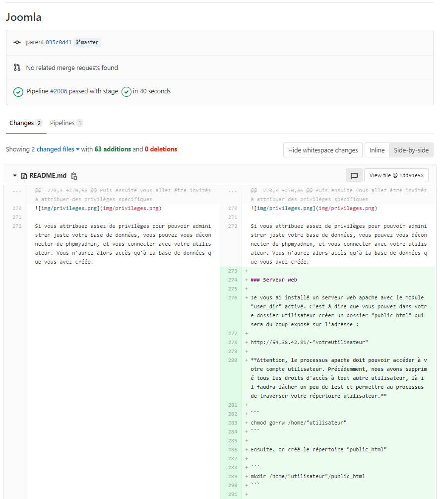 Document generator for Gitlab : from Markdown to PDF